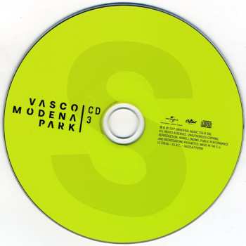 3CD/2DVD/Dobozkészlet Vasco Rossi: Vasco Modena Park