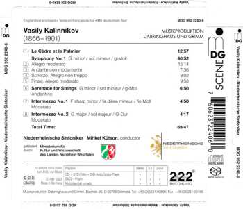 SACD Vasily Sergeyevich Kalinnikov: Le Cèdre Et Le Palmier, Symphony No.1, Serenade For Strings, Intermezzo No.1 & No.2