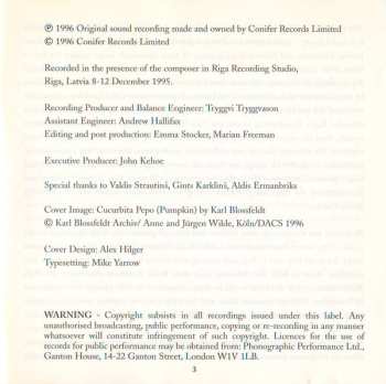 CD Pēteris Vasks: Cello Concerto