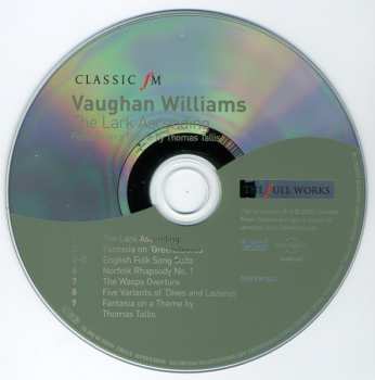 CD Ralph Vaughan Williams: The Lark Ascending / Fantasia On A Theme By Thomas Tallis