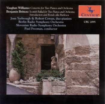 Album Vaughan Williams / Yarbrough,joan / Cowan,robert: Cto For 2 Pianos