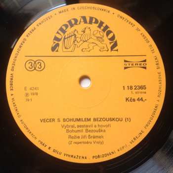 LP Bohumil Bezouška: Večer S Bohumilem Bezouškou 1