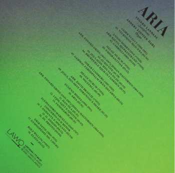 CD Anders Eidsten Dahl: Aria