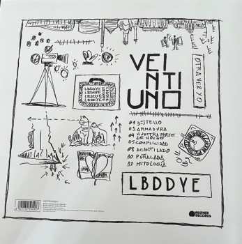 LP Veintiuno: La Balada De Delirio Y Equilibrio - Red Marble