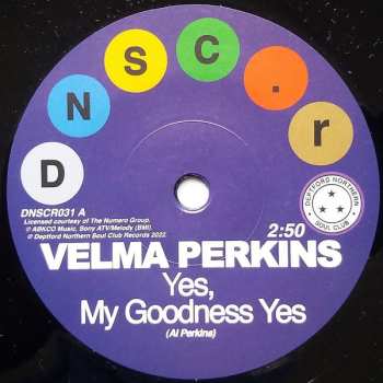 Album Velma Perkins: Yes, My Goodness Yes / You Can't Blame Me
