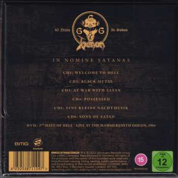6CD/DVD/Dobozkészlet Venom: In Nomine Satanas