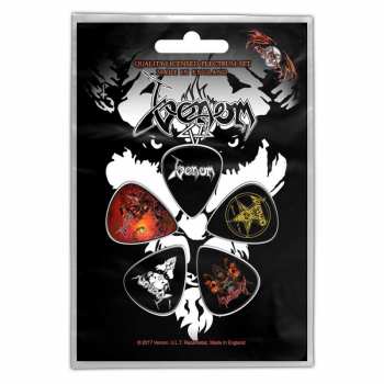 Merch Venom: Gitár pengető készlet Black Metal 