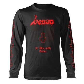 Merch Venom: Hosszú ujjú póló At War With Satan (red)