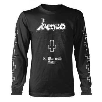 Merch Venom: Hosszú ujjú póló At War With Satan (white)