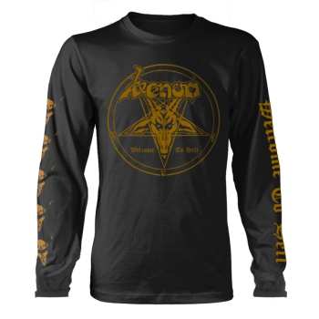 Merch Venom: Hosszú ujjú póló Welcome To Hell (gold)