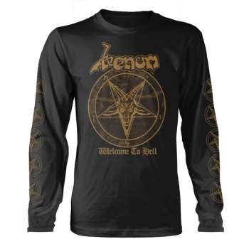 Merch Venom: Hosszú ujjú póló Welcome To Hell (gold)
