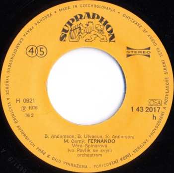 SP Věra Špinarová: Fernando / Za Horou Stříbrnou