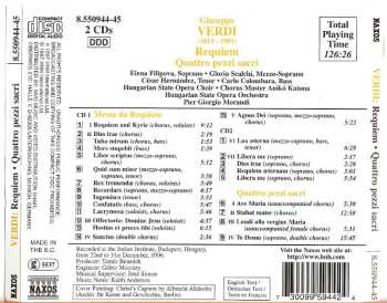 2CD Giuseppe Verdi: Requiem (Quattro Pezzi Sacri)