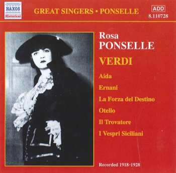 Album Giuseppe Verdi: Sings Verdi : The 1918 - 1928 Recordings