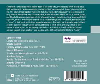 CD Alberto Ginastera: Crossroads