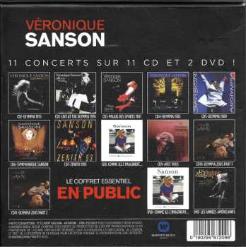 11CD/2DVD/Dobozkészlet Véronique Sanson: Le Coffret Essentiel En Public