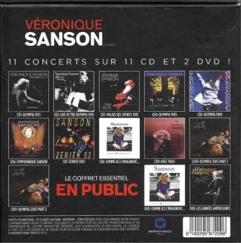 11CD/2DVD/Dobozkészlet Véronique Sanson: Le Coffret Essentiel En Public