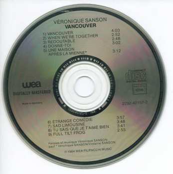 CD Véronique Sanson: Vancouver