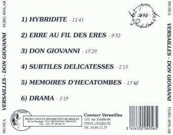 CD Versailles: Don Giovanni