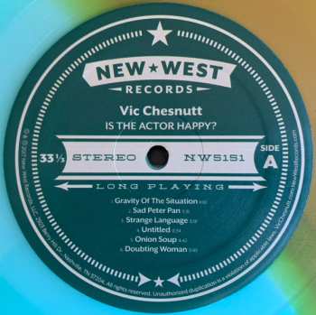 2LP Vic Chesnutt: Is The Actor Happy?