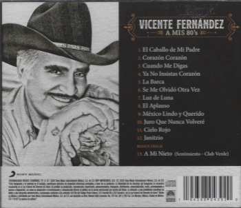 CD Vicente Fernandez: A Mis 80's