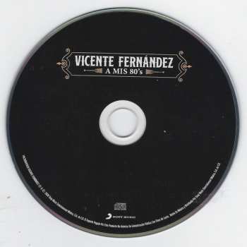 CD Vicente Fernandez: A Mis 80's
