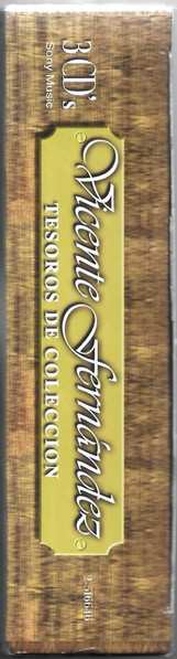 3CD/Dobozkészlet Vicente Fernandez: Tesoros De Coleccion