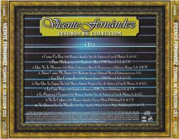 3CD/Dobozkészlet Vicente Fernandez: Tesoros De Coleccion