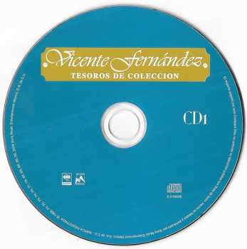 3CD/Dobozkészlet Vicente Fernandez: Tesoros De Coleccion