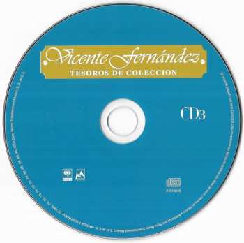3CD/Dobozkészlet Vicente Fernandez: Tesoros De Coleccion