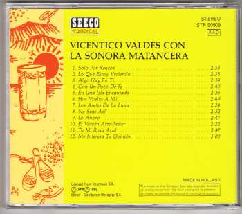 CD Vicentico Valdés: Vicentico Valdés Con La Sonora Matancera
