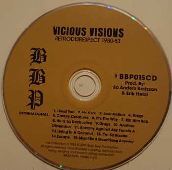 CD Vicious Visions: Retrodisrespect 1980-83