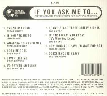 CD Victor Axelrod: If You Ask Me To... (Victor Axelrod Productions For Daptone Records)