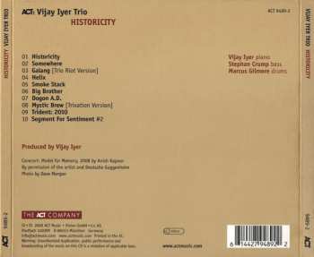 CD Vijay Iyer Trio: Historicity DIGI