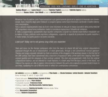 CD Viktoria Frey: Attenzione: Oggi Non Cantiamo Quello Che VI Aspettate