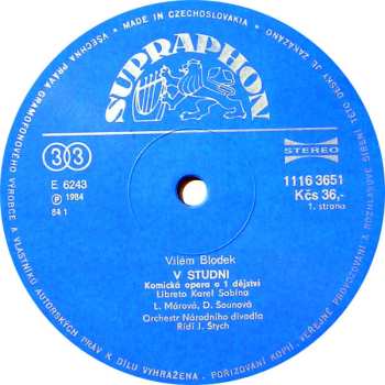 2LP/Dobozkészlet Kühn Mixed Choir: V Studni / In The Well / (Opera In 1 Act), Zítek (Fragment)