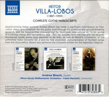 3CD Heitor Villa-Lobos: Complete Guitar Manuscripts