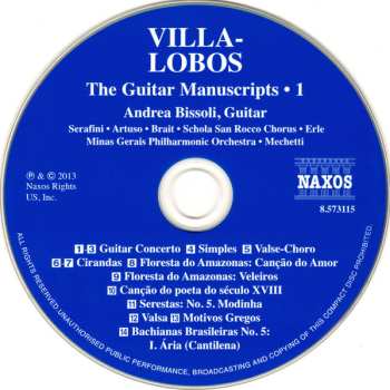 3CD Heitor Villa-Lobos: Complete Guitar Manuscripts