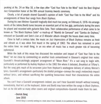 CD Vince Guaraldi Trio: Jazz Impressions Of Black Orpheus