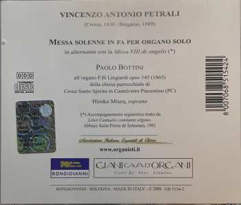 CD Paolo Bottini: Messa Solenne In Fa Per Organo Solo