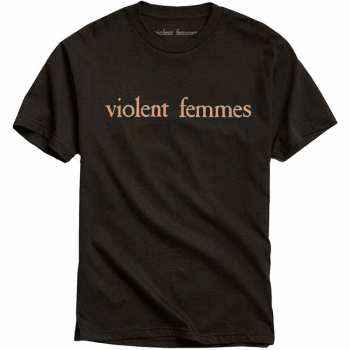 Merch Violent Femmes: Tričko Salmon Pink Vintage Logo Violent Femmes  S
