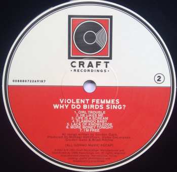 LP Violent Femmes: Why Do Birds Sing?