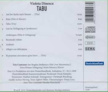 CD Violeta Dinescu: Tabu