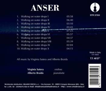 CD Virginia Sutera: Anser (Walking On Water Drops)