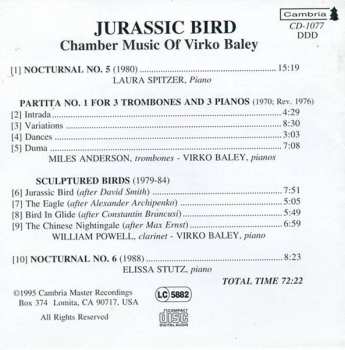CD Virko Baley: Jurassic Bird: Chamber Music Of Virko Baley