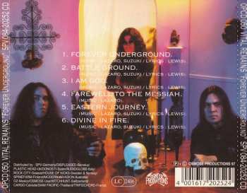 CD Vital Remains: Forever Underground