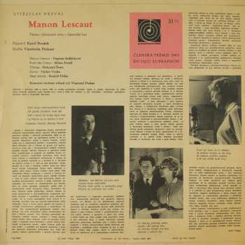 LP Vítězslav Nezval: Manon Lescaut