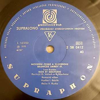 Dobozkészlet/2EP Vítězslav Nezval: Moderní České A Slovenské Básnické Sbírky III.
