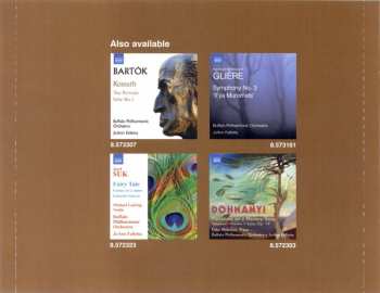 CD Vítězslav Novák: In The Tatra Mountains / Lady Godiva Overture / Eternal Longing