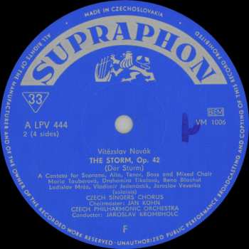 2LP/Dobozkészlet Vítězslav Novák: The Storm, Op. 42 (2xLP + BOX)